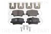 Колодки тормозные (задние) MB C-class (W204/C204) 07-14/E-class (C207/A207) 09-16/GLK (X204) 08-15 NK 224834 (фото 1)