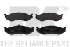 Гальмівнi колодки дисковi перед. MB 300/ 300SL 85-89/ Jeep Cherokee 88-96 229310