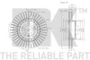Диск гальмівний 34116886478 BMW NK 311588 (фото 3)