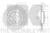 Диск гальмівний невентильований LR033302 LAND ROVER NK 314052 (фото 3)