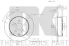 Диск гальмівний невентильований 424310F010 TOYOTA / LEXUS NK 3145112 (фото 3)