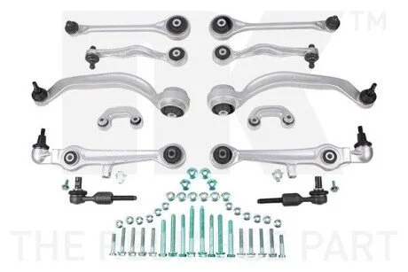 Комплект передних рычагов AUDI A4 (B6,B7) (толст. палец) NK 5014748