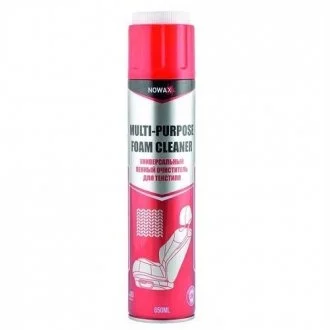 Пінний очисник текстилю, MULTI-PURPOSE FOAM CLEANER,650ml. NOWAX NX65000