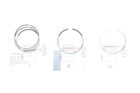 Кільця поршневі OPEL 73,40 NPR 120 035 0050 00
