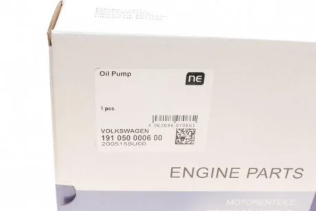Насос масляний VW OE: 036 115 105 D NPR 191 050 0006 00