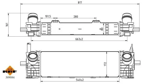 Автозапчасть NRF 309084