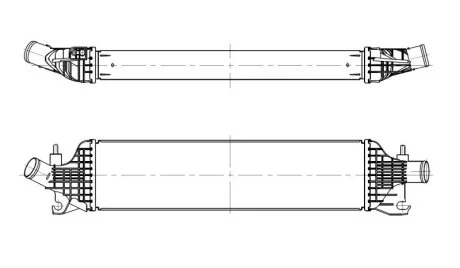 Інтеркулер INFINITI Q50, Q60 2.0/2.2D 04.13- NRF 309095