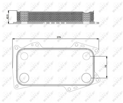 Охолоджувач мастила NRF 31203