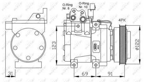 Автозапчастина NRF 32200G