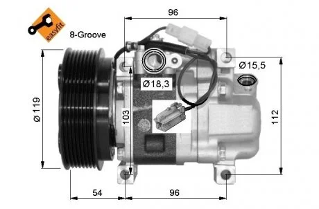 Автозапчастина NRF 32688G