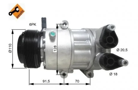 Автозапчасть NRF 32812