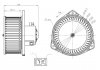 Вентилятор салону 34303