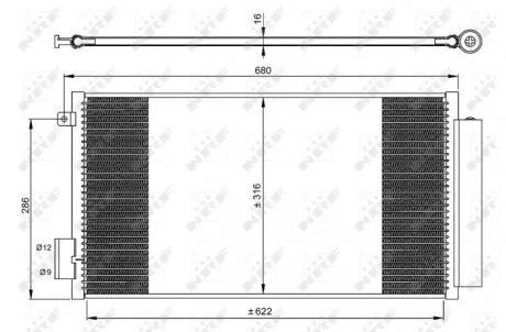Автозапчастина NRF 350061