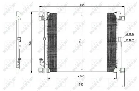 Автозапчастина NRF 350099