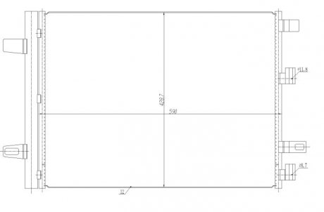 SKRAPLACZ KLIMATYZACJI MERCEDES A-SERIES 18- NRF 350465