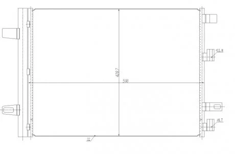 SKRAPLACZ KLIMATYZACJI MERCEDES A-SERIES 18- NRF 350465