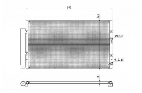 SKRAPLACZ KLIMATYZACJI TOYOTA GT86 12- NRF 350487