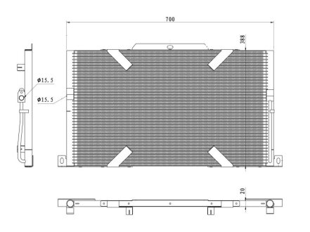 Автозапчасть NRF 350489