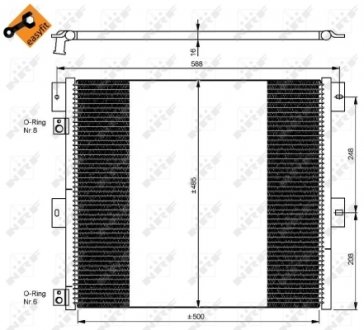 Радиатор кондиционера NRF 35924