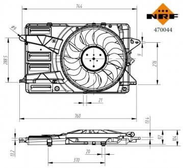 Автозапчастина NRF 470044