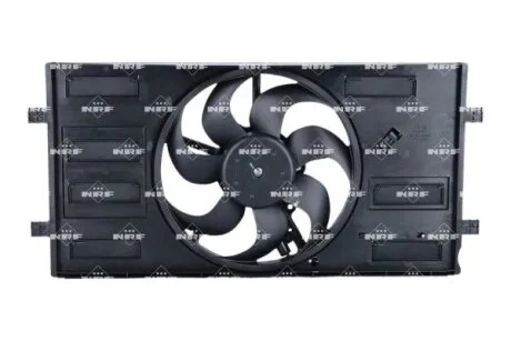 Вентилятор радіатора (з корпусом) SEAT IBIZA V, SKODA FABIA IV, VW POLO VI 1.0 01.17- NRF 470145