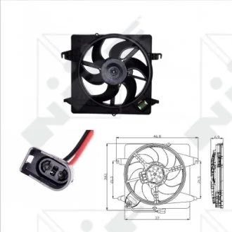 Вентилятор радиатора NRF 47019