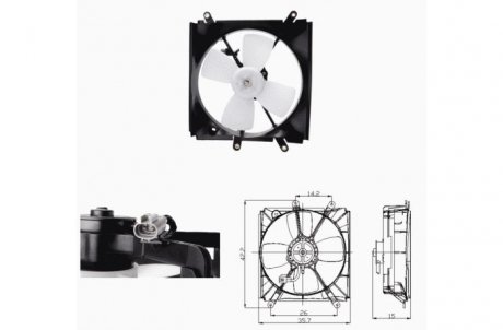 Вентилятор радіатора NRF 47693
