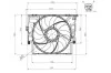 WENTYLATOR CHЈODNICY BMW 1 14- 47956