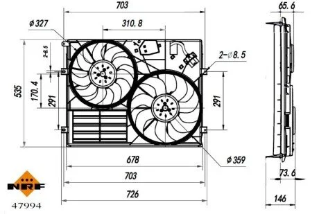 Автозапчасть NRF 47994