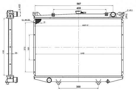 Радиатор NRF 503492