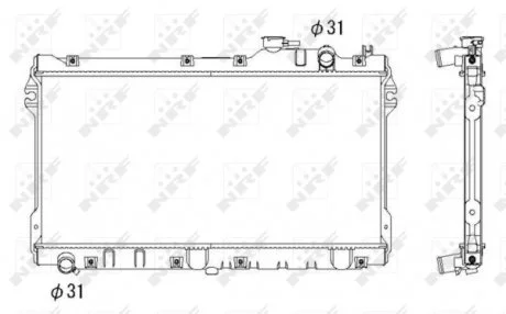 Радиатор NRF 506522