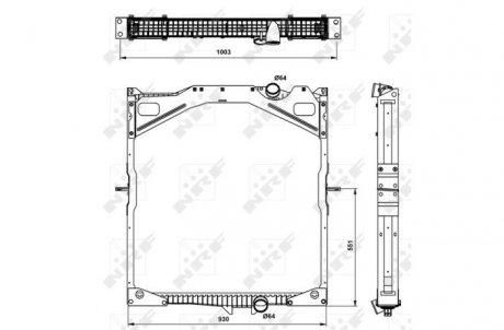 Радиатор NRF 509702