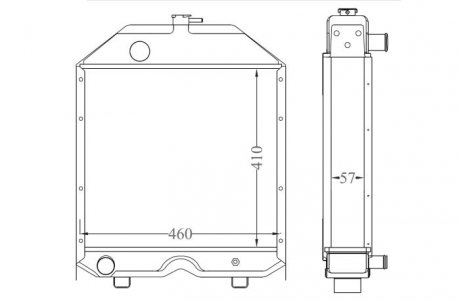 Радіатор NRF 530003