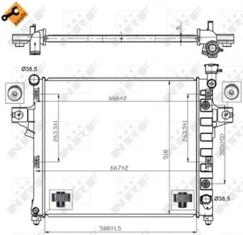 Радиатор NRF 53031
