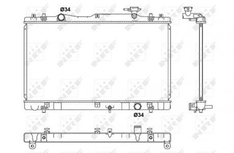 Радіатор NRF 53062