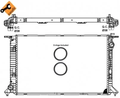 Радиатор NRF 53064