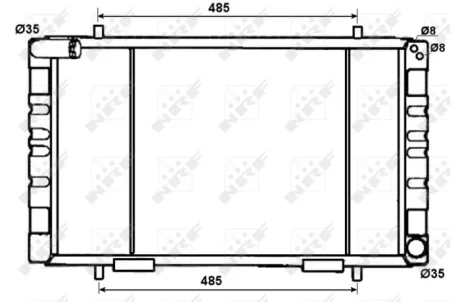 Радіатор NRF 53070