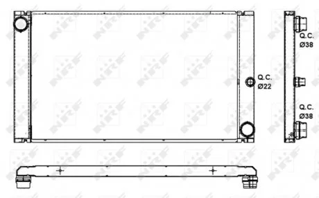 Радиатор NRF 53091