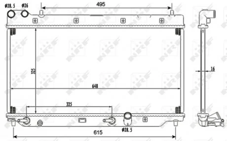 Радиатор NRF 53110