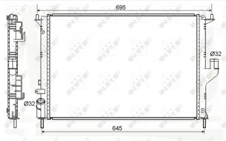 Радиатор NRF 53118A