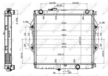 Радіатор NRF 53151