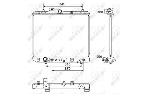 Радіатор NRF 53158