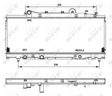 Радіатор NRF 53202
