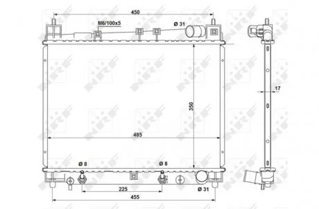 Радиатор NRF 53212