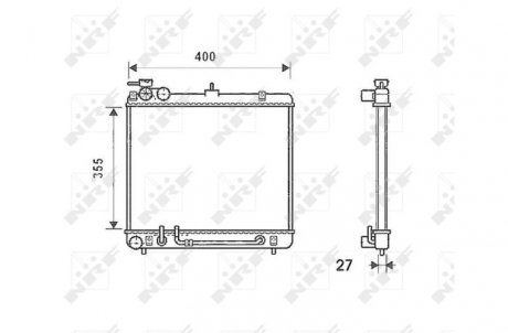 Радіатор NRF 53256