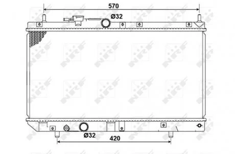 Радиатор NRF 53277