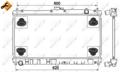 Радиатор NRF 53317