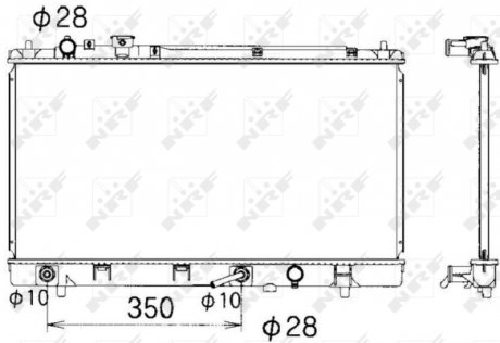 Радіатор NRF 53340