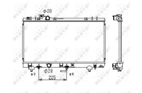Радиатор NRF 53349