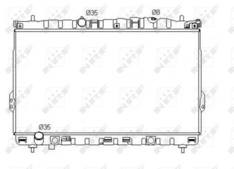 Радиатор NRF 53353